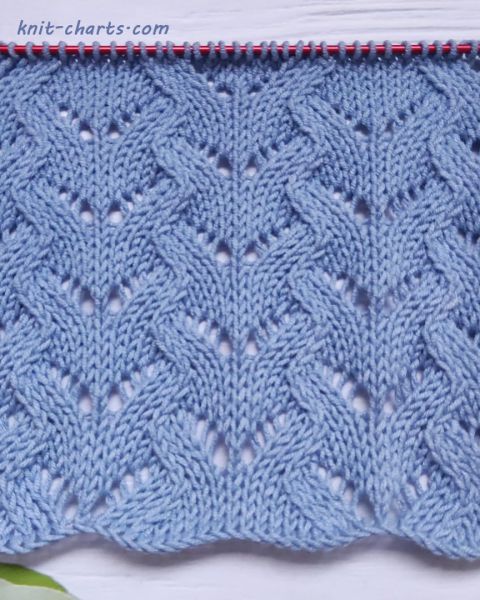 Lace Stitch Knitting Pattern