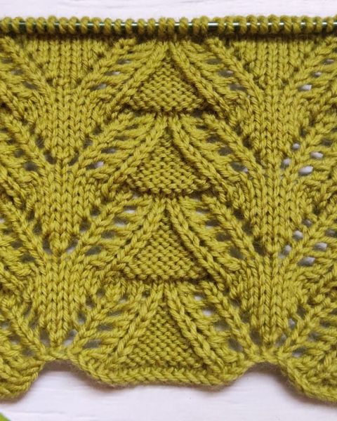Lace Stitch Knitting Pattern