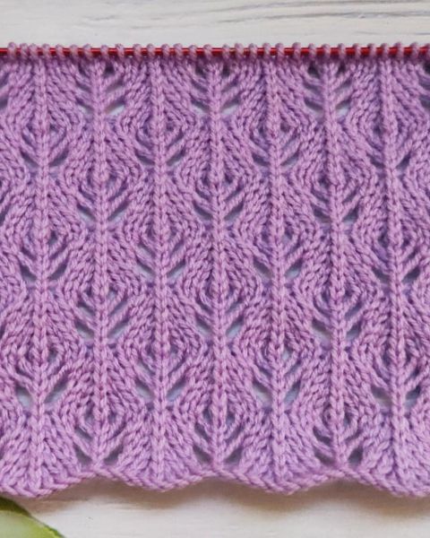 Lace Stitch Knitting Pattern