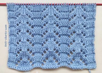 Lace Stitch Knitting Pattern