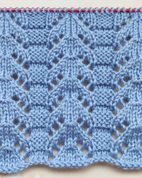 Lace Stitch Knitting Pattern