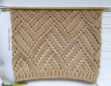 Lace Stitch Knitting Pattern