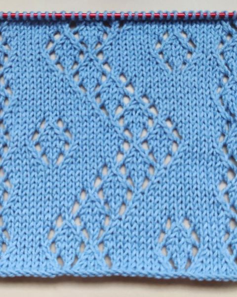 Lace Stitch Knitting Pattern