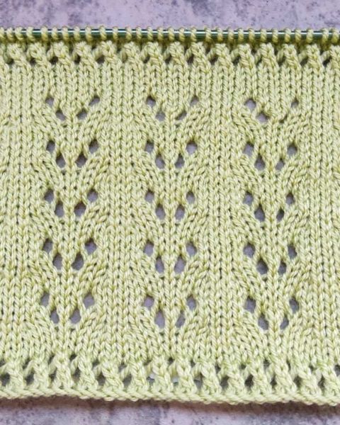 Lace Stitch Knitting Pattern