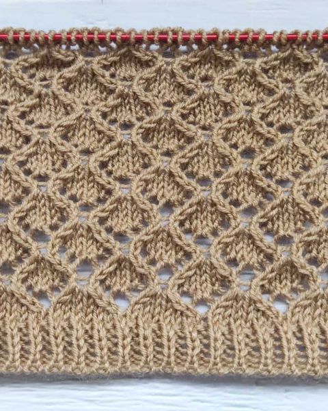 Lace Stitch Knitting Pattern