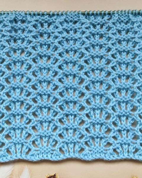 Lace Stitch Knitting Pattern