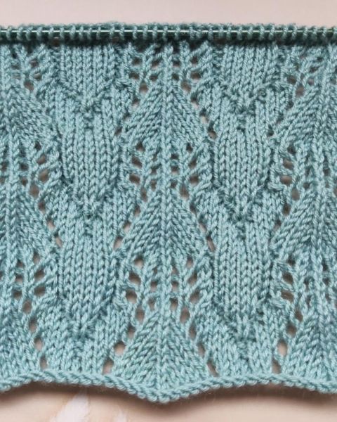 Lace Stitch Knitting Pattern