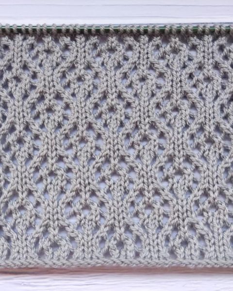 Lace Stitch Knitting Pattern