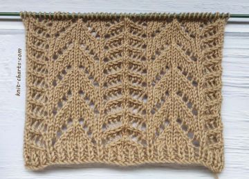 Lace Stitch Knitting Pattern