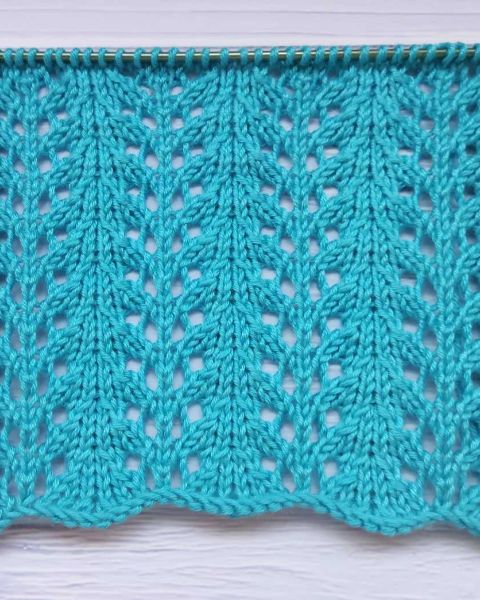 Lace Stitch Knitting Pattern