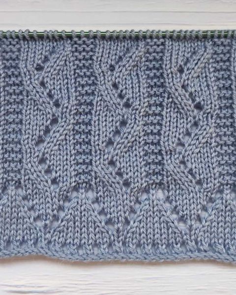 Lace Stitch Knitting Pattern