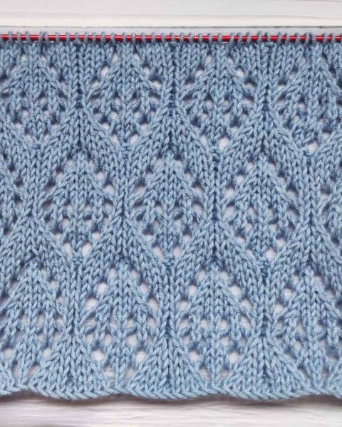 Lace Stitch Knitting Pattern