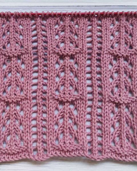 Lace Stitch Knitting Pattern
