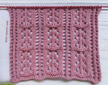 Lace Stitch Knitting Pattern