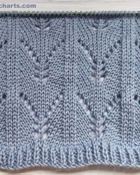 Lace Stitch Knitting Pattern