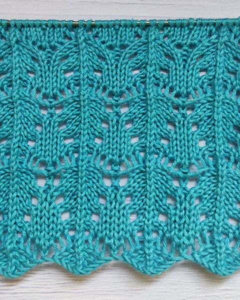 Lace Stitch Knitting Pattern