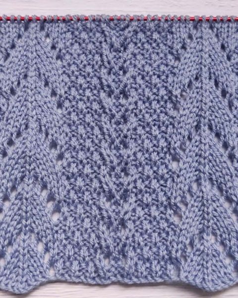 Lace Stitch Knitting Pattern