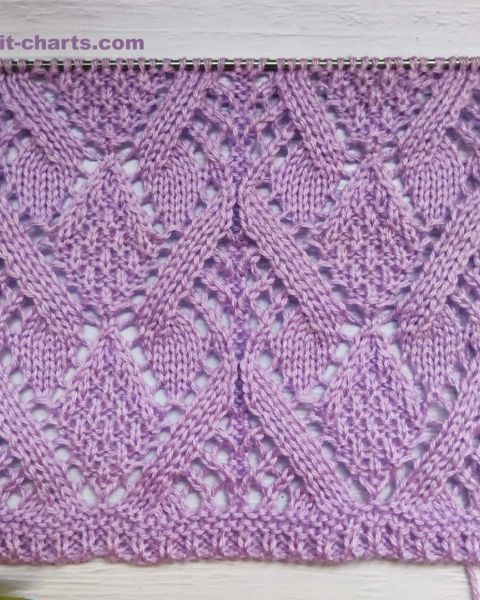 Lace Stitch Knitting Pattern