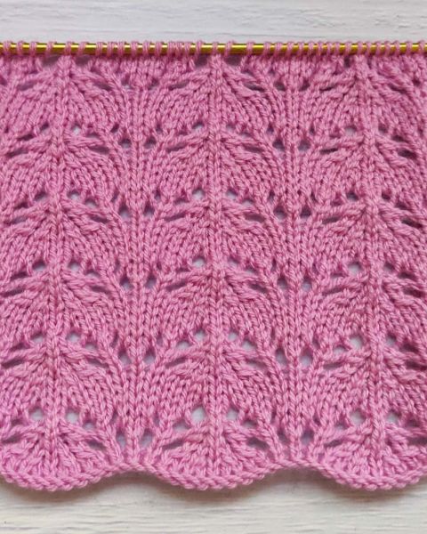 Lace Stitch Knitting Pattern