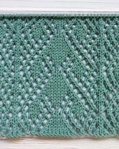 Lace Stitch Knitting Pattern