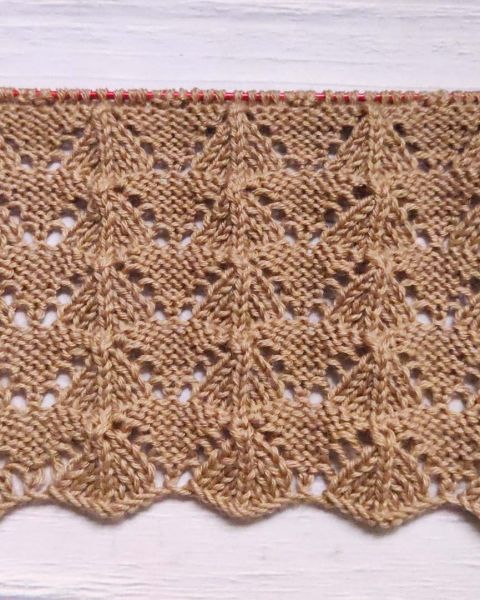 Lace Stitch Knitting Pattern