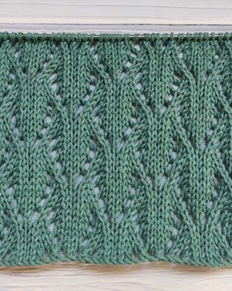 Lace Stitch Knitting Pattern