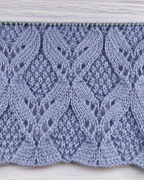 Lace Stitch Knitting Pattern