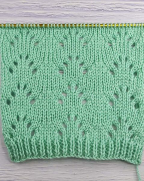 Lace Stitch Knitting Pattern