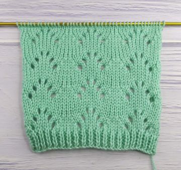Lace Stitch Knitting Pattern