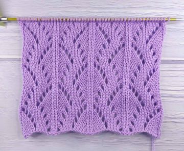 Lace Stitch Knitting Pattern