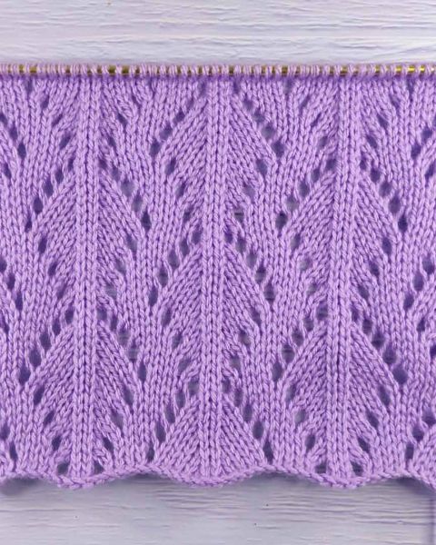 Lace Stitch Knitting Pattern