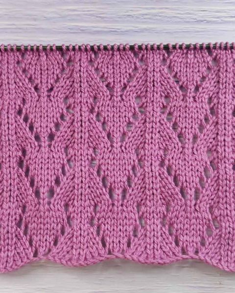 Lace Stitch Knitting Pattern