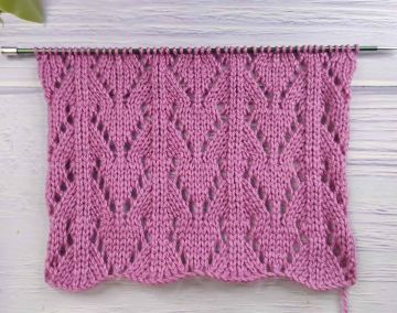 Lace Stitch Knitting Pattern