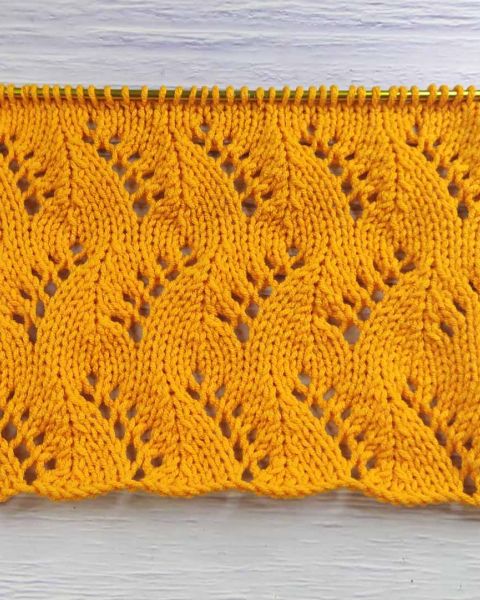 Lace Stitch Knitting Pattern