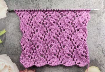 Lace Stitch Knitting Pattern