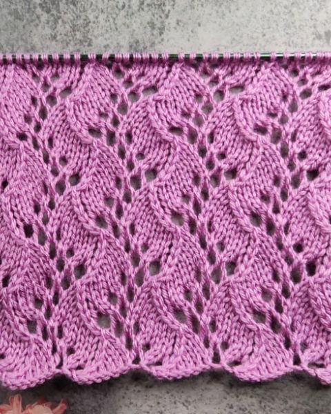 Lace Stitch Knitting Pattern