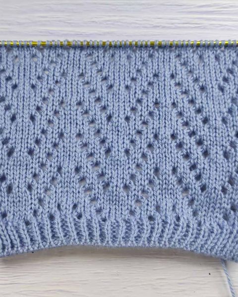 Lace Stitch Knitting Pattern