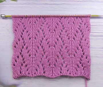 Lace Heart Stitch Knitting