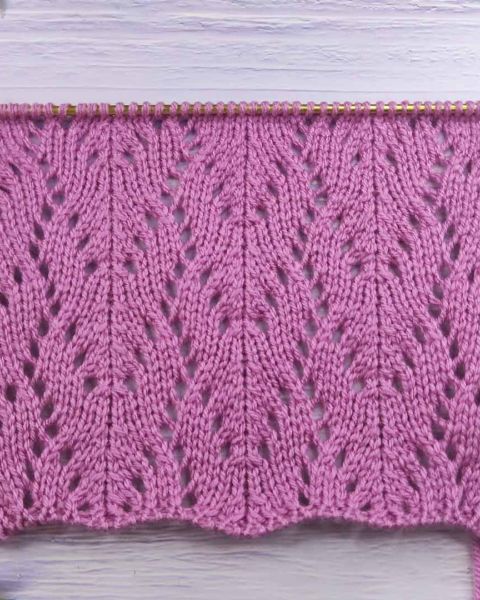 Lace Heart Stitch Knitting