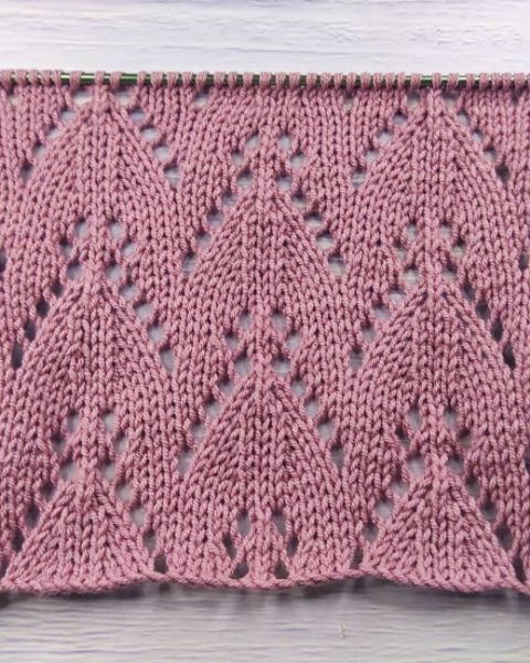 Lace Stitch Knitting Pattern