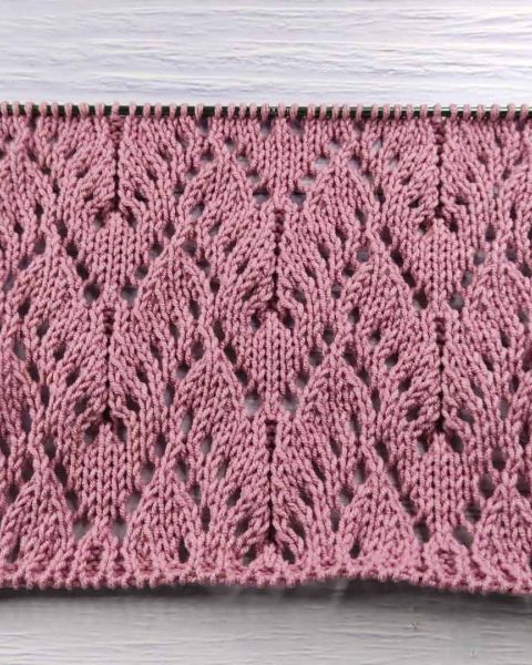 Lace Stitch Knitting Pattern