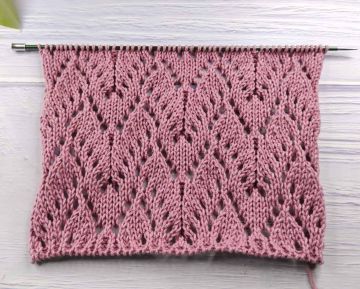 Lace Stitch Knitting Pattern