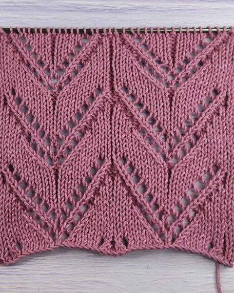 Lace Stitch Knitting Pattern