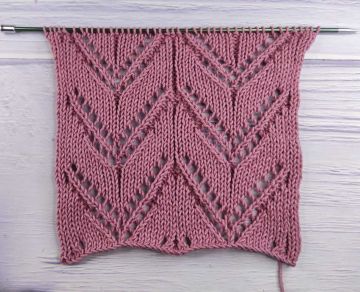 Lace Stitch Knitting Pattern