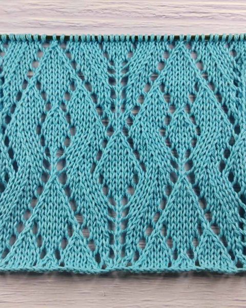 Lace Stitch Knitting Pattern