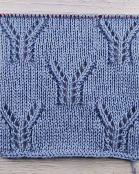 Lace Stitch Knitting Pattern