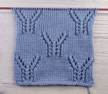 Lace Stitch Knitting Pattern