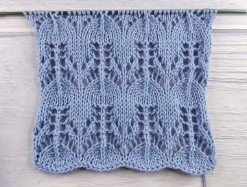 Lace Stitch Knitting Pattern