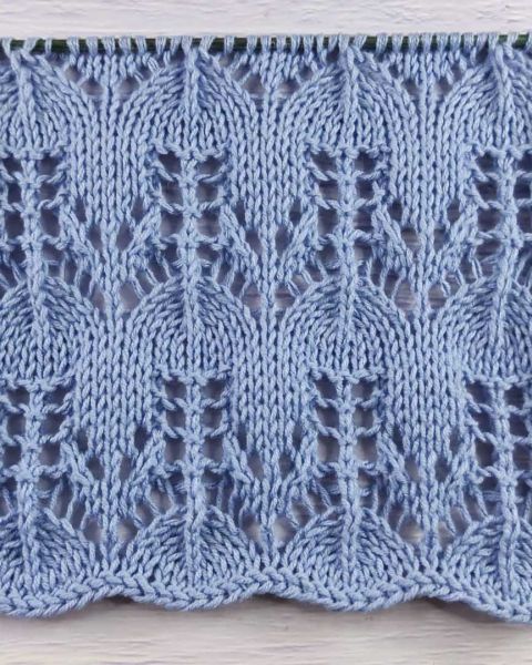 Lace Stitch Knitting Pattern