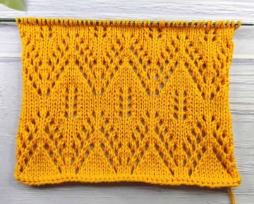 Lace Stitch Knitting Pattern